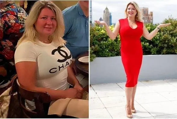 Laura before and after